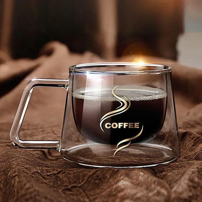 Elegant 200ml Glass Cup - Perfect for Your Daily Sips
