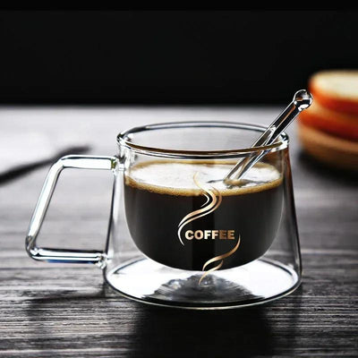 Elegant 200ml Glass Cup - Perfect for Your Daily Sips