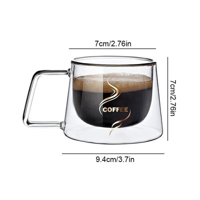 Elegant 200ml Glass Cup - Perfect for Your Daily Sips