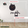 Analog stylish wodden wall clock