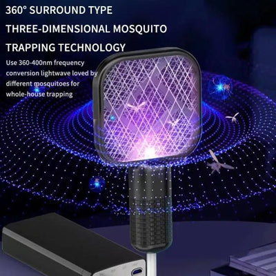 Multicolor Electric Mosquito Swatter - 1 Pc, 5 Watts for Effective Bug Control