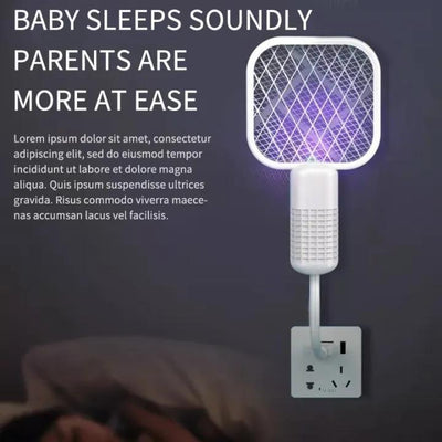 Multicolor Electric Mosquito Swatter - 1 Pc, 5 Watts for Effective Bug Control