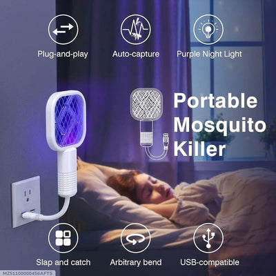 Multicolor Electric Mosquito Swatter - 1 Pc, 5 Watts for Effective Bug Control