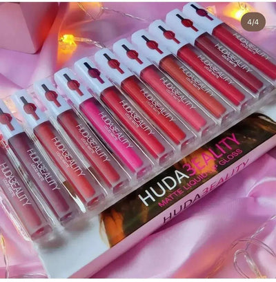 Matte Finish Lip Gloss, Pack Of 12