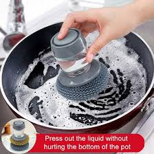 Dish washing scrubber